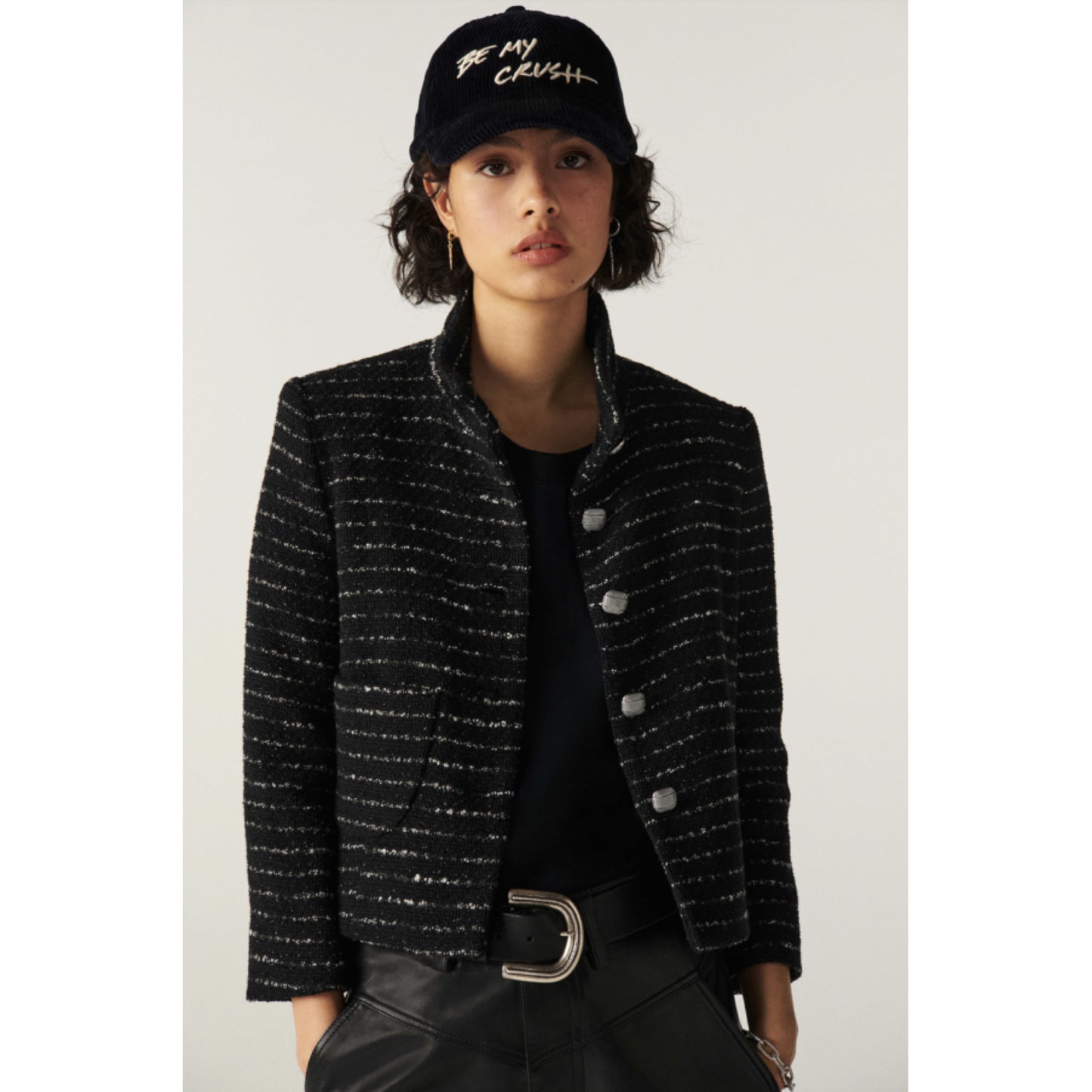 Ba&sh Tweed Jacket