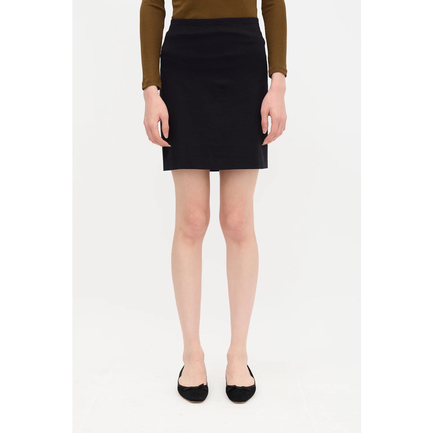 The Row Black Skirt