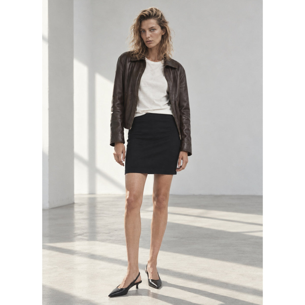 The Row Black Skirt