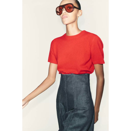 Zara Cashmere Tee