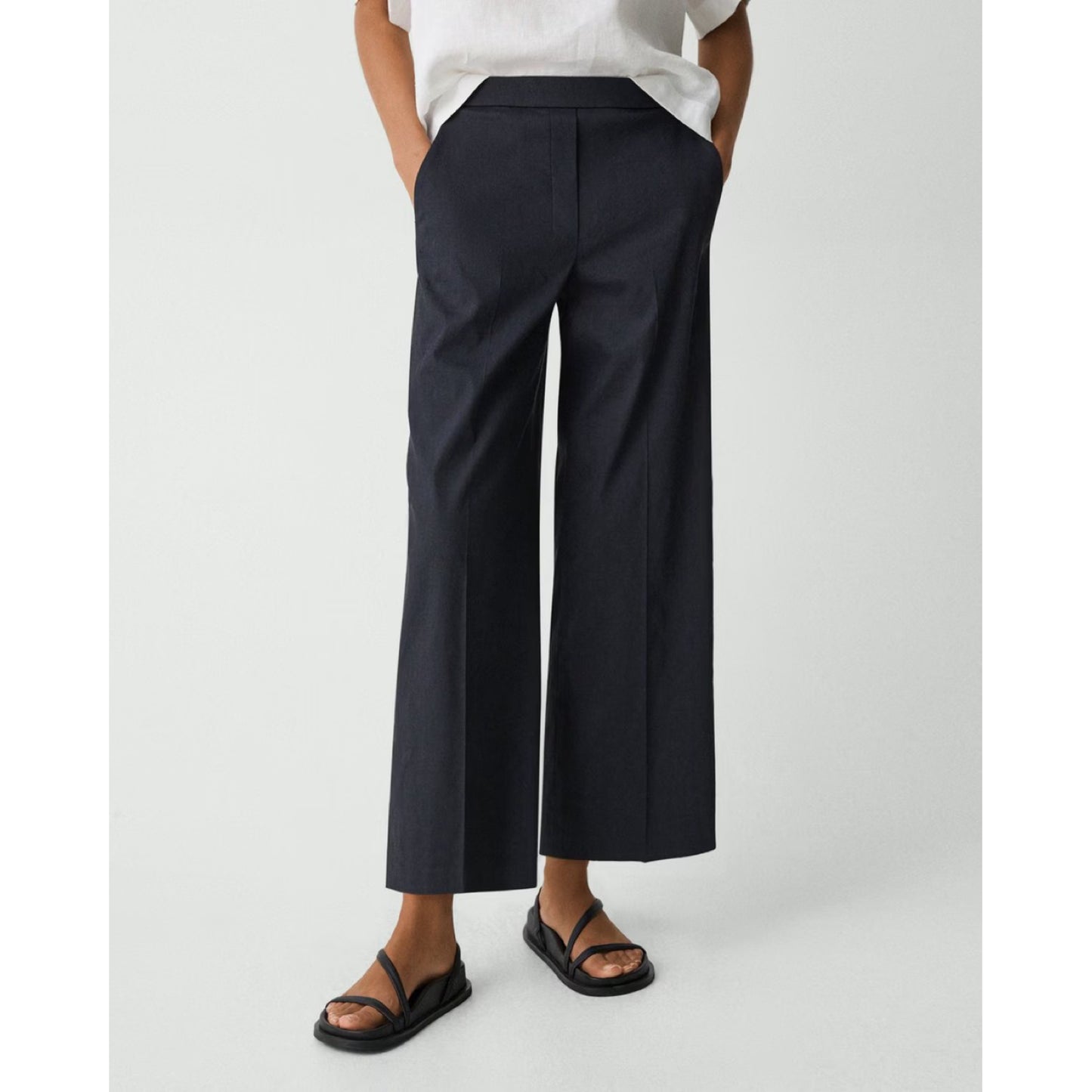 Theory Linen Blend Pants