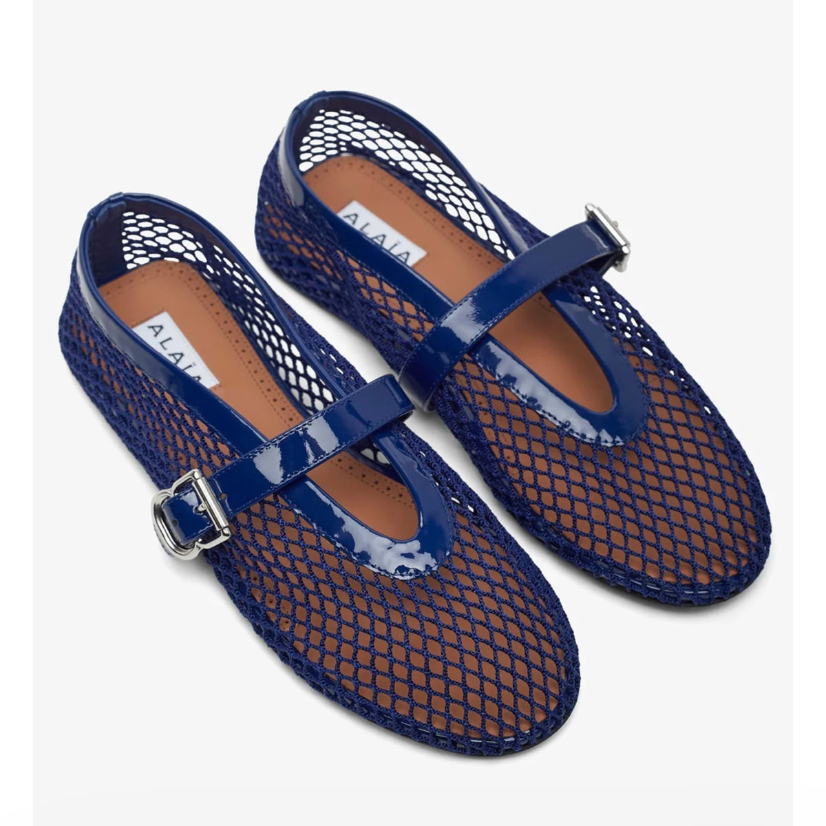 Alaia Fishnet Flats in Fishnet