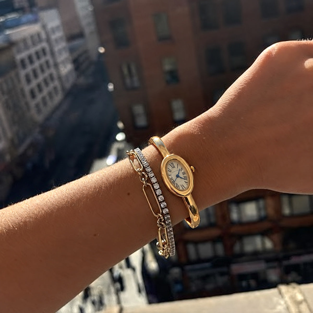 Vintage Style Gold Watch
