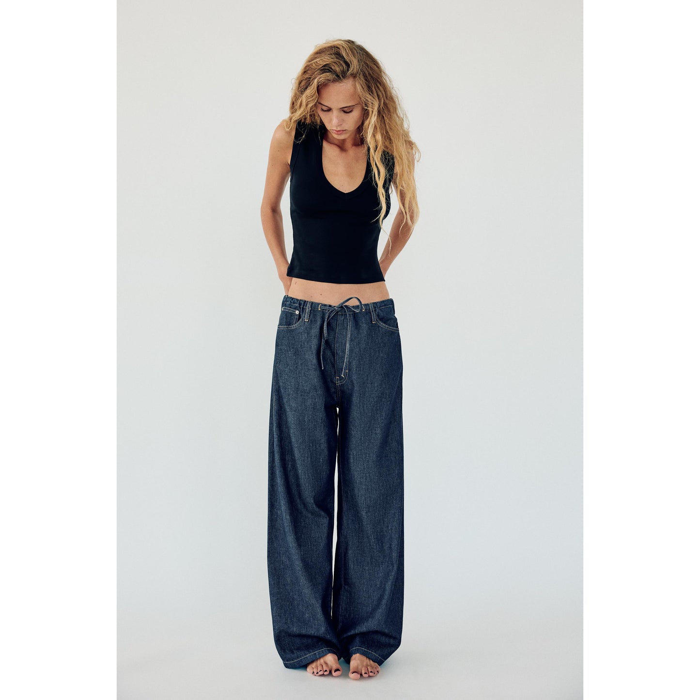 Zara Drawstring Jeans