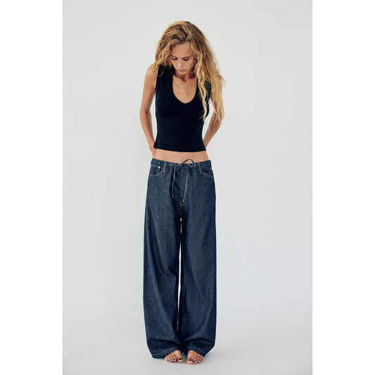 Zara Drawstring Jeans