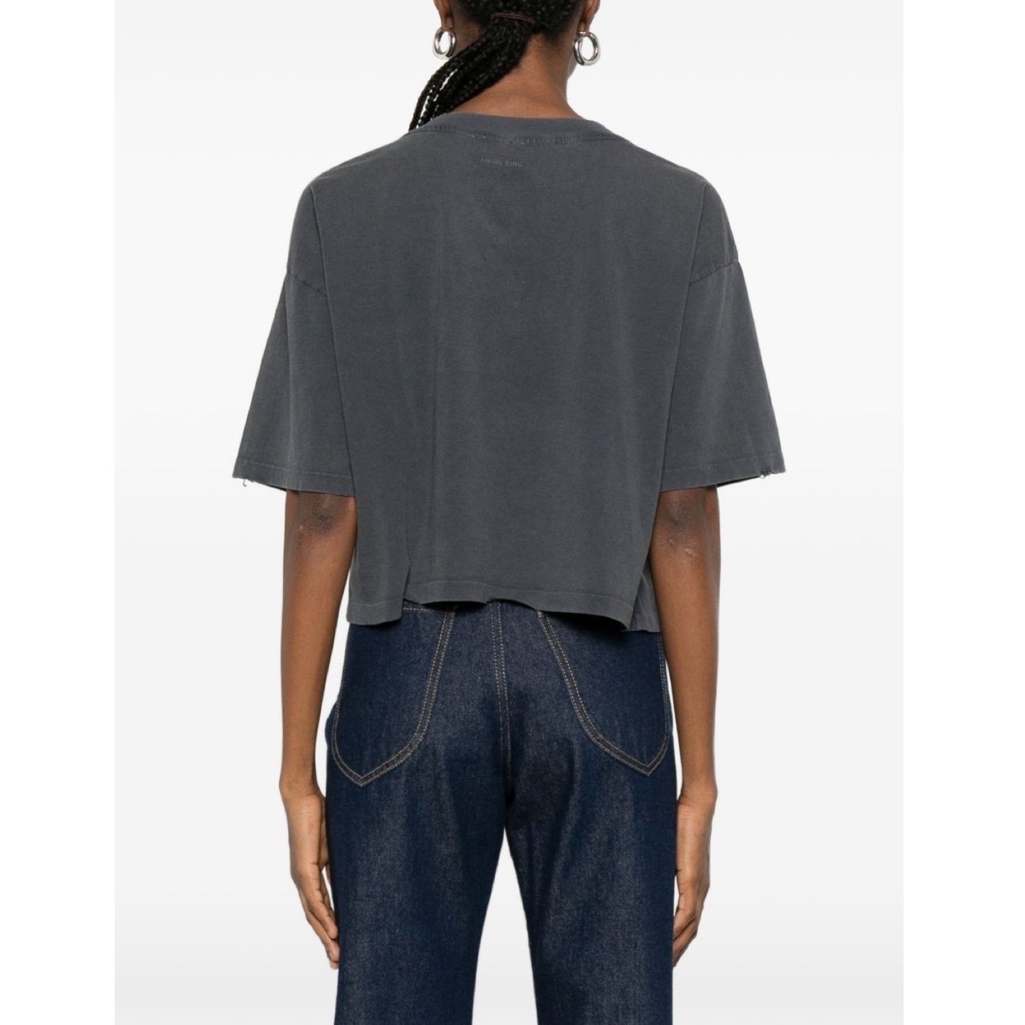 Anine Bing Cropped Tee