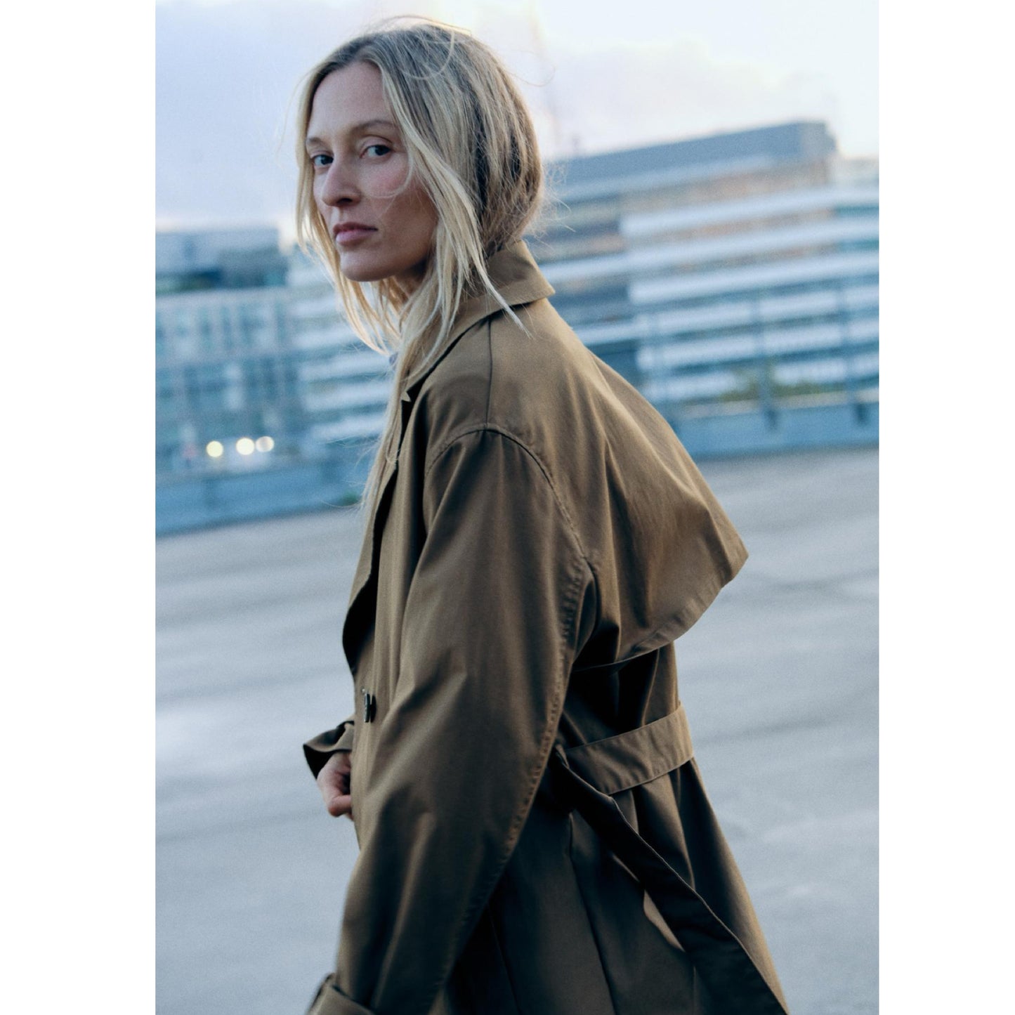 Zara Khaki Trench