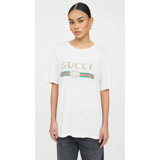 Gucci Distressed Oversized Tee