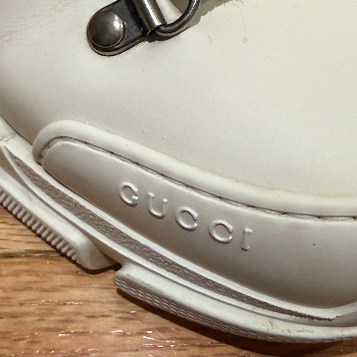 Gucci Leather and Shearling Boot