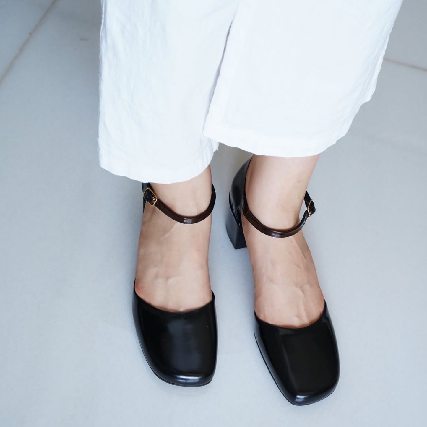 The Row Ankle Strap Pump