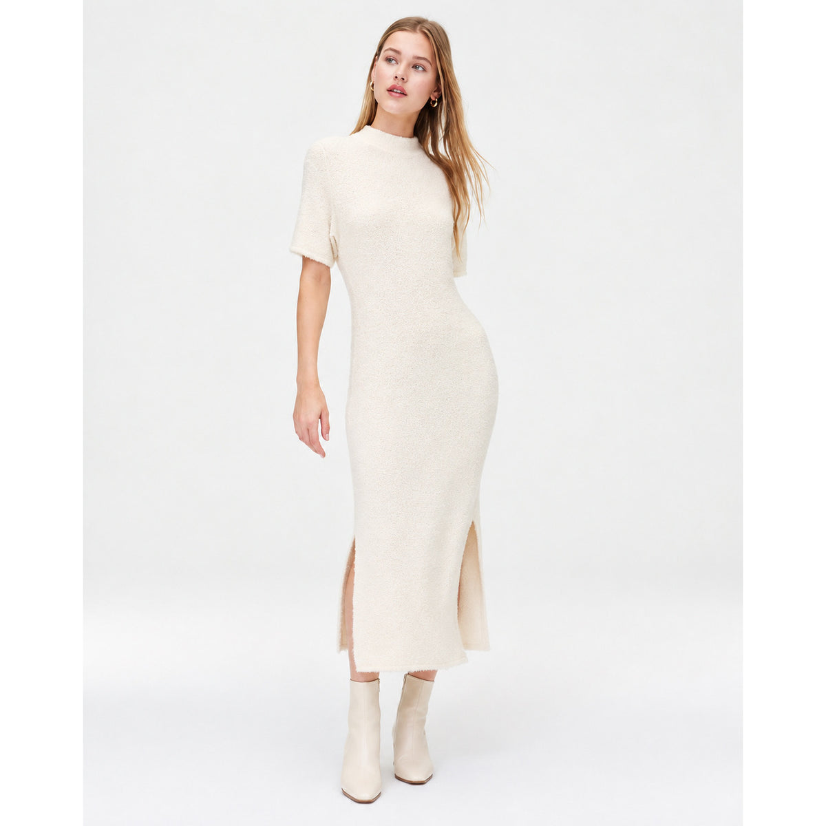 Naadam Luxe Bouclé Dress