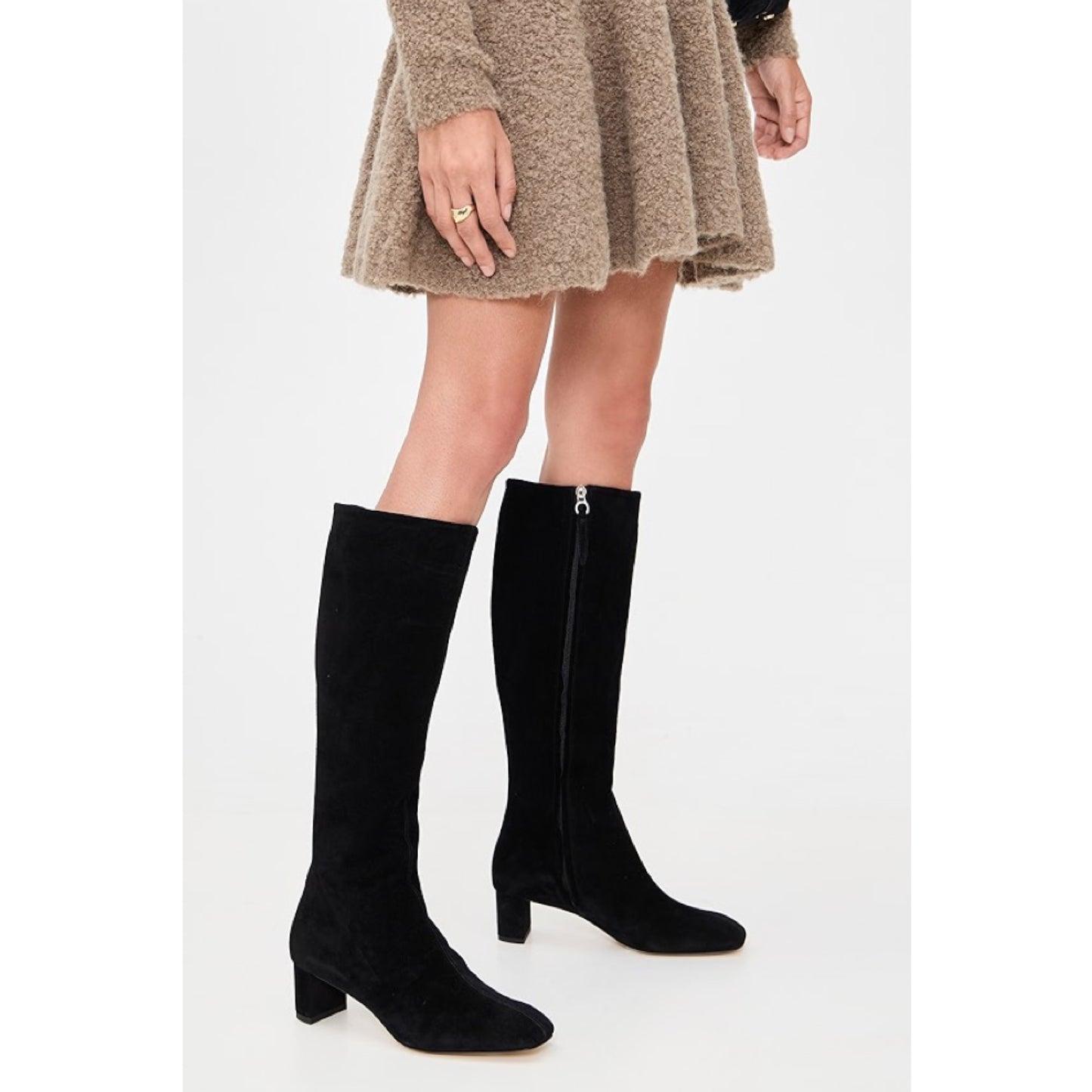 Aeyde Black Suede Boots