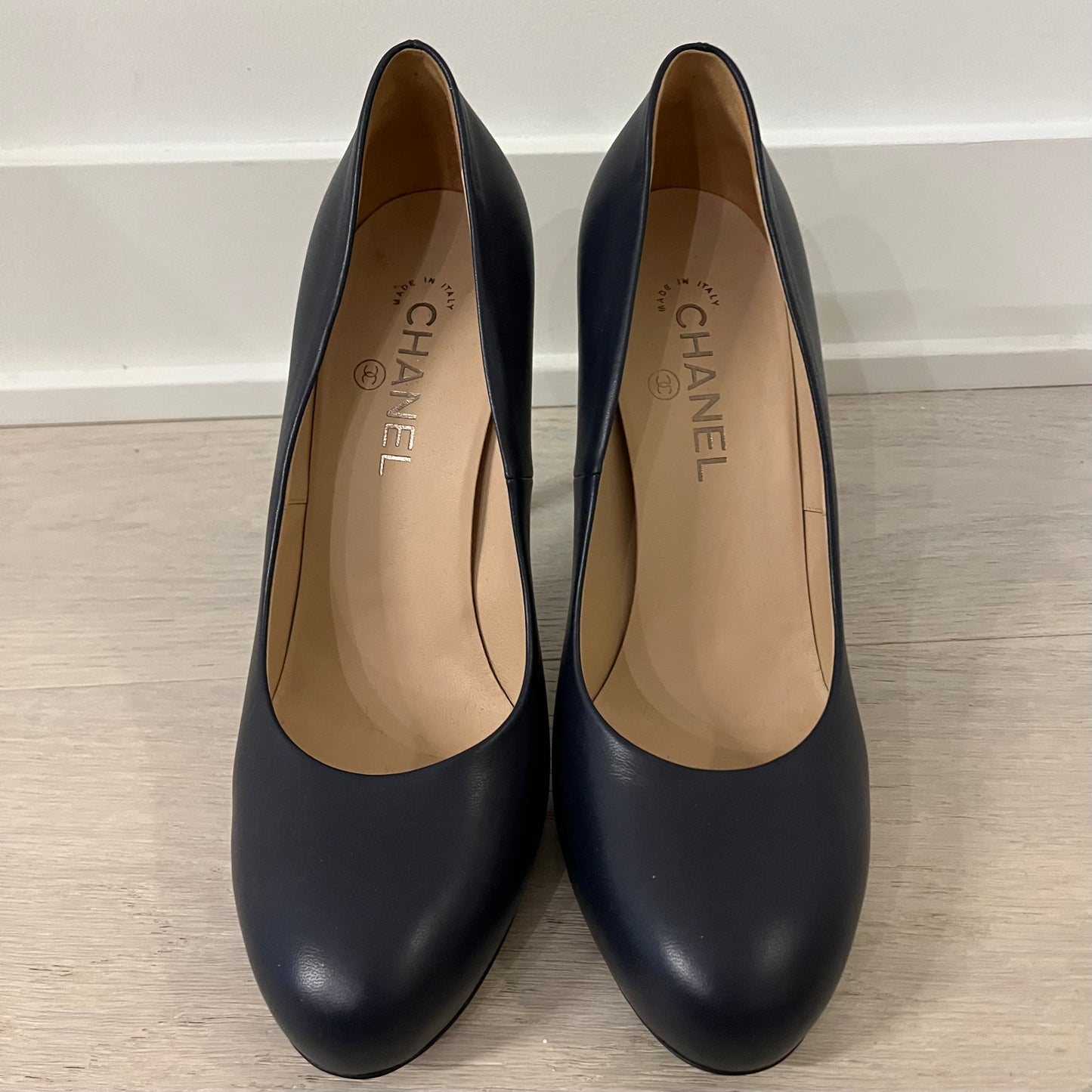 Chanel Navy Heels