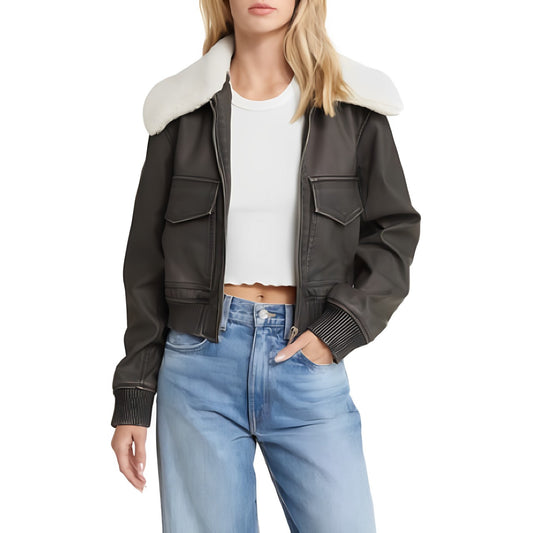 Anthropologie Aviator Bomber