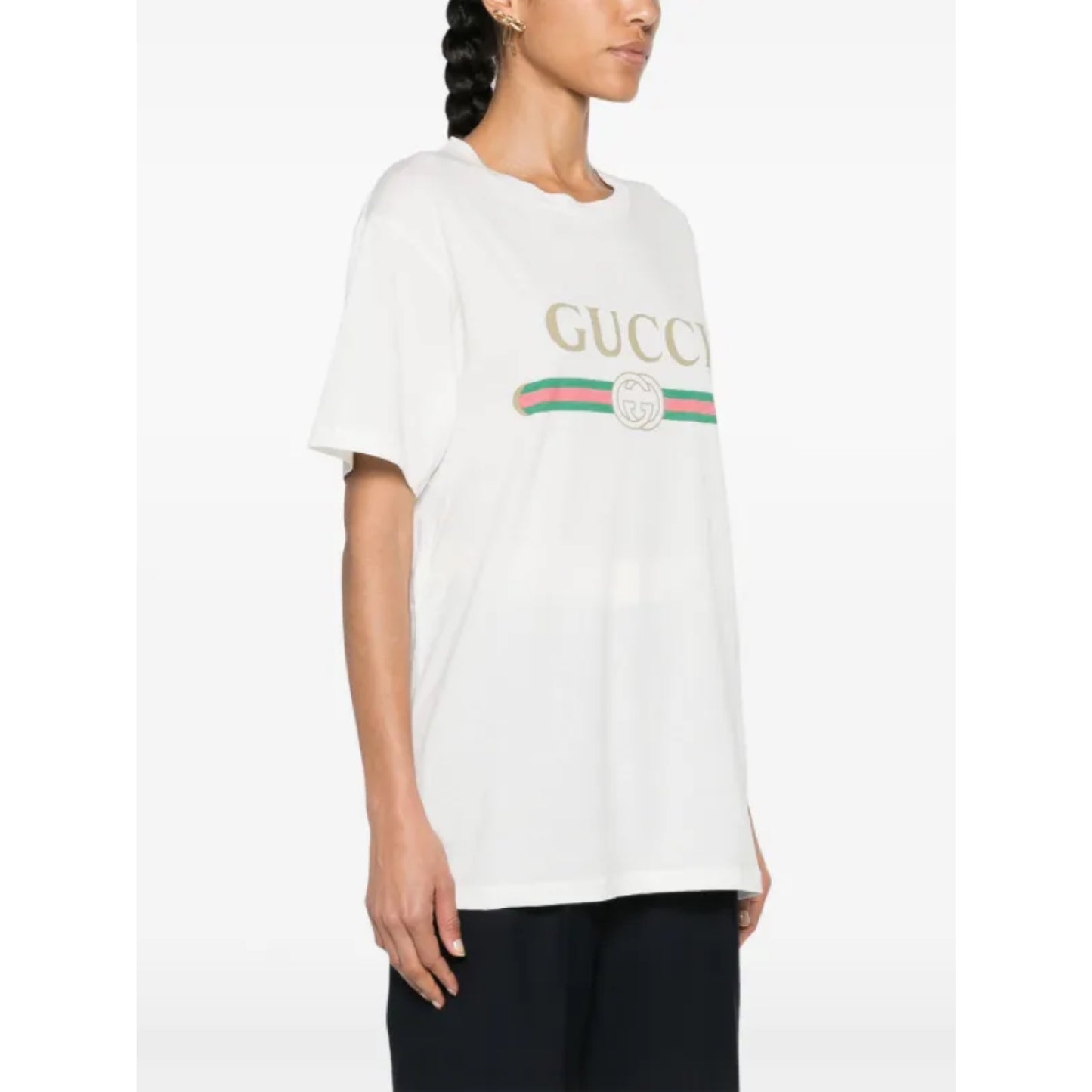 Gucci Distressed Oversized Tee