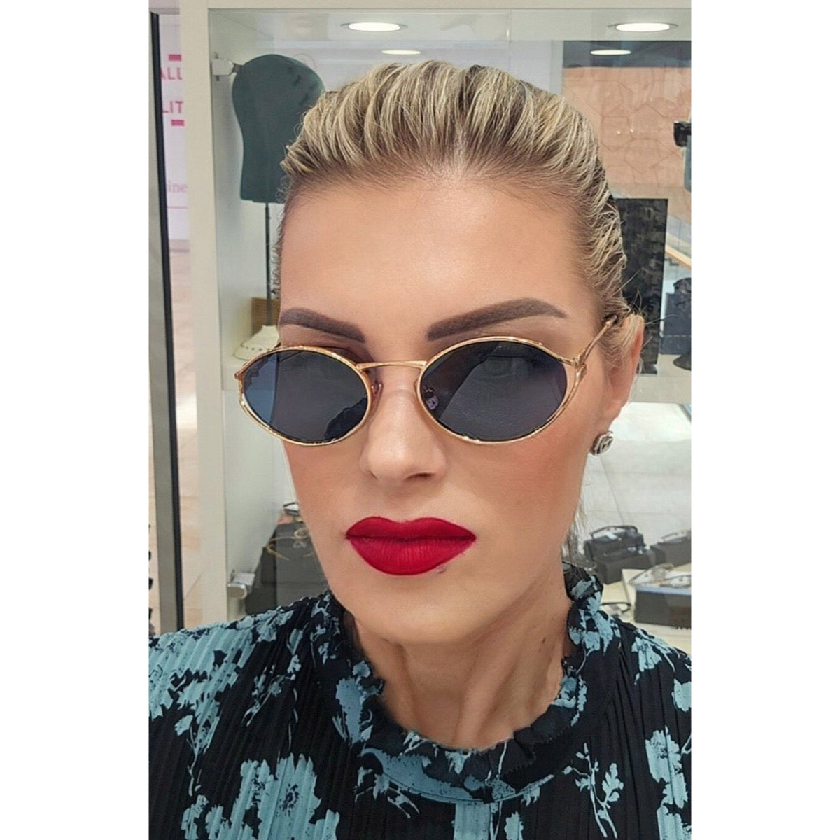 Miu Miu Blue Sunglasses