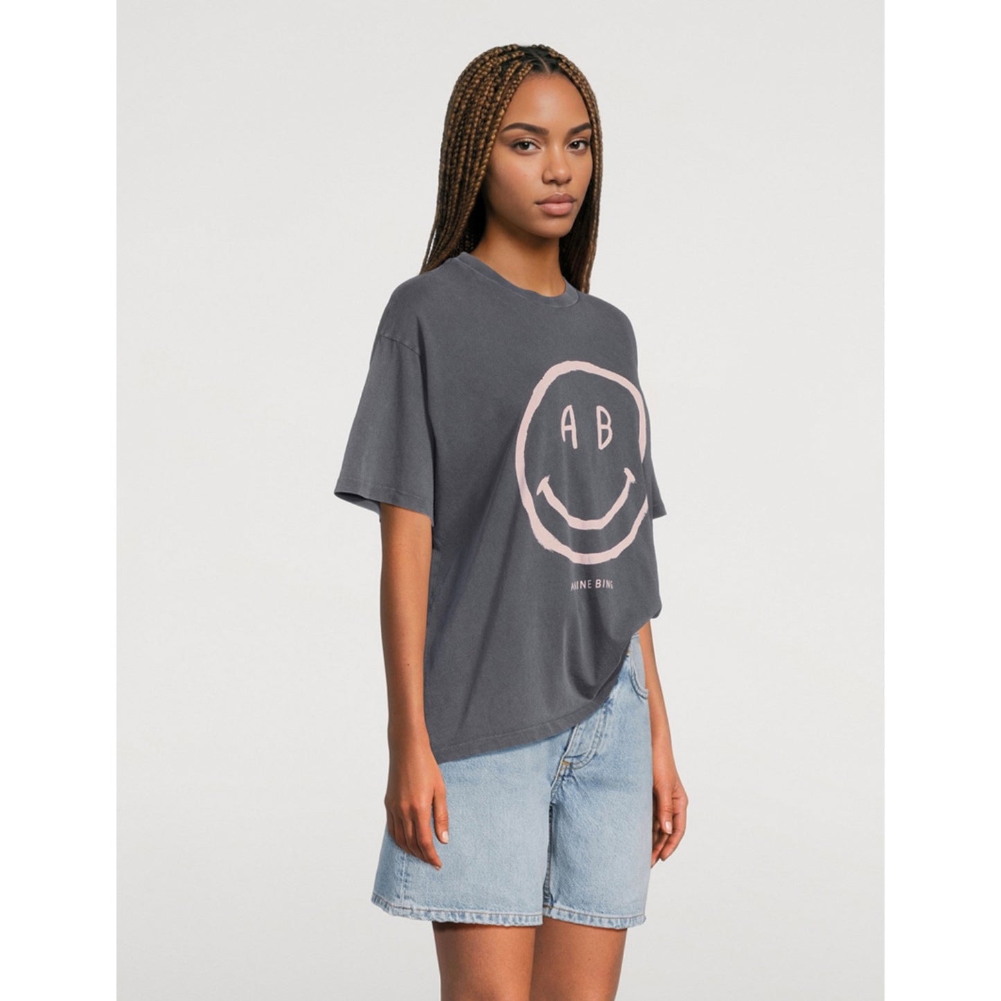 Anine Bing Smiley Tee