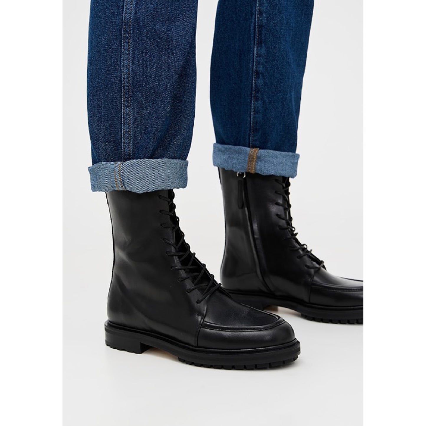 Aeyde Black Leather Boots