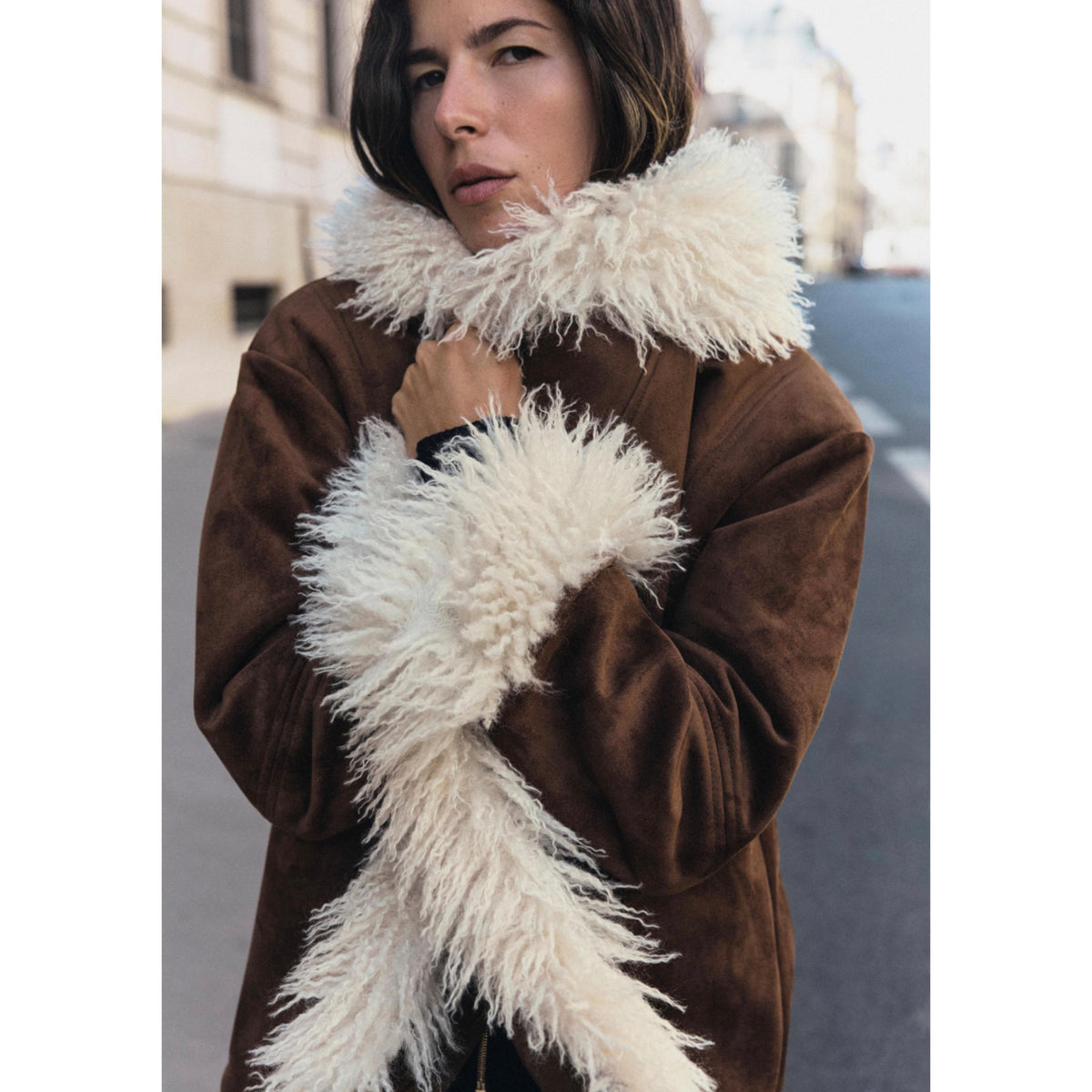 Zara Fur Trim Jacket