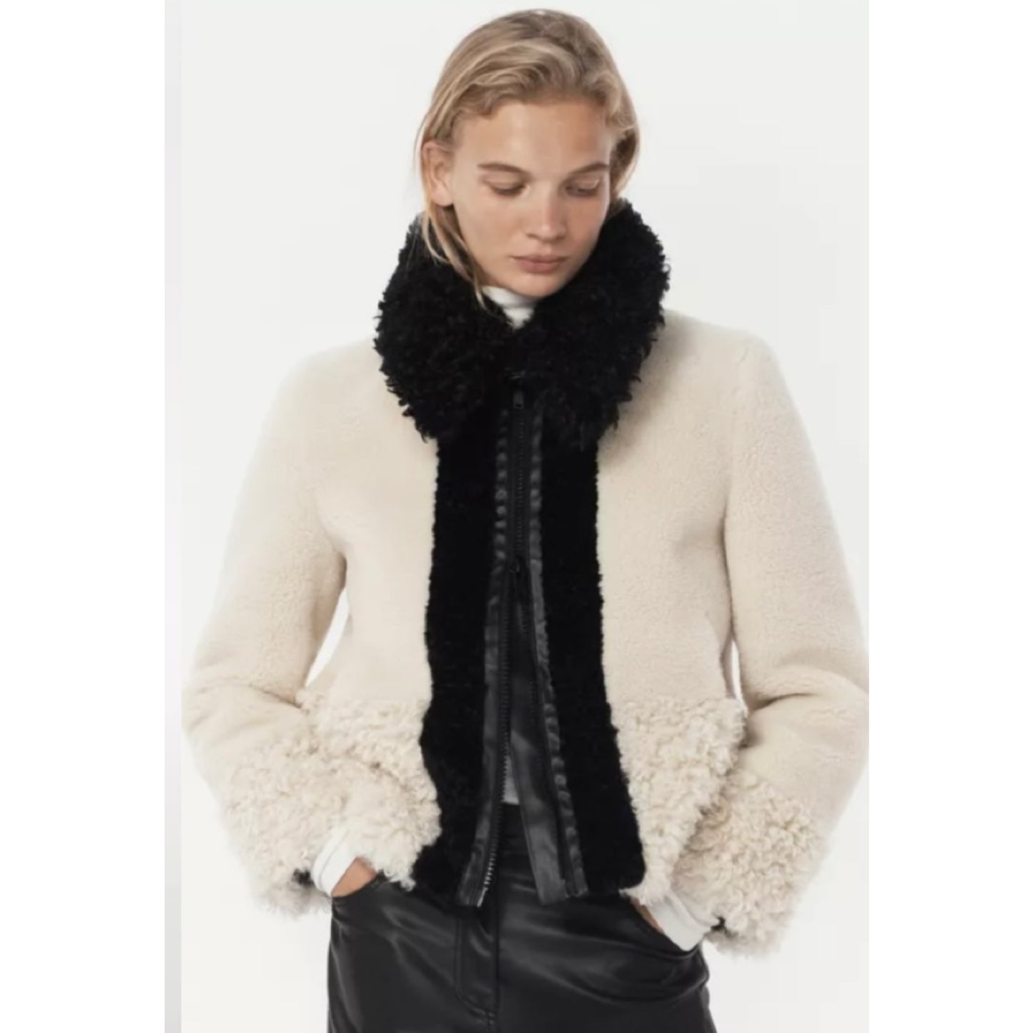 Zara Collection Faux Fur Jacket