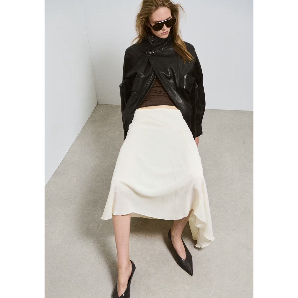 Mango Leather Jacket