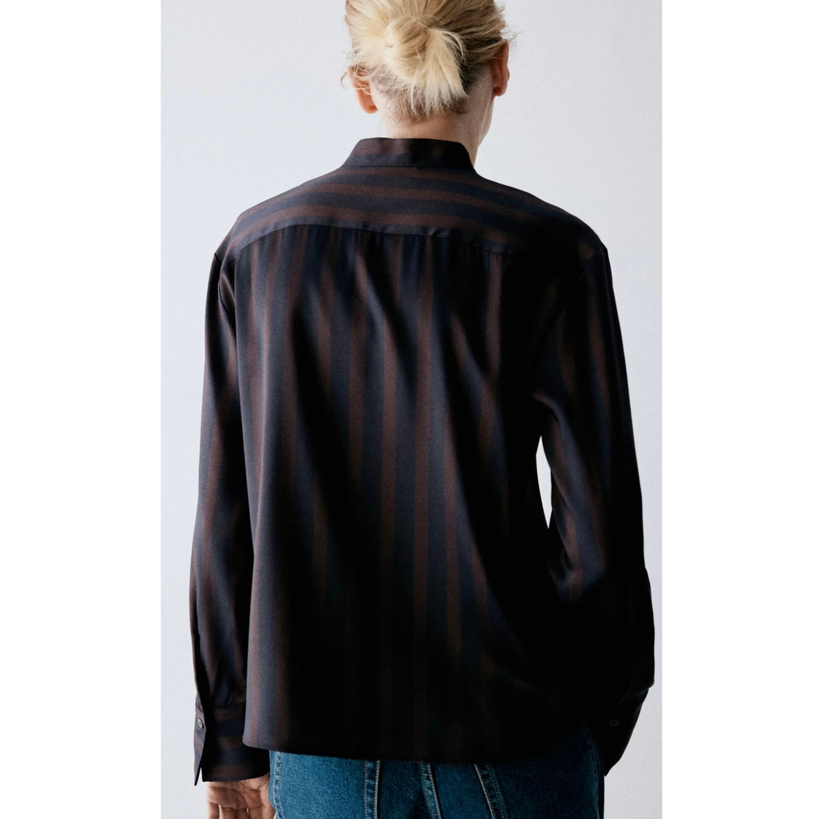 Mango Striped Blouse