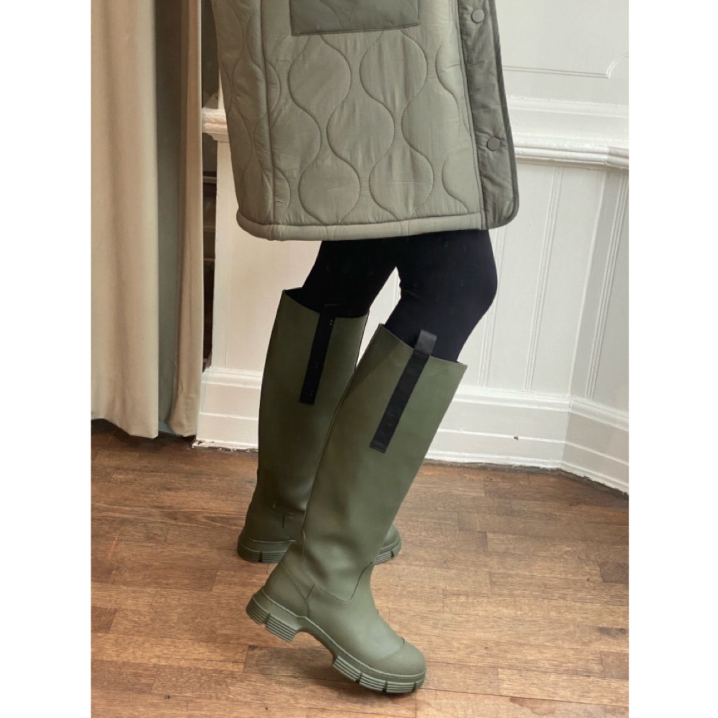 Ganni Tall Rubber Boots