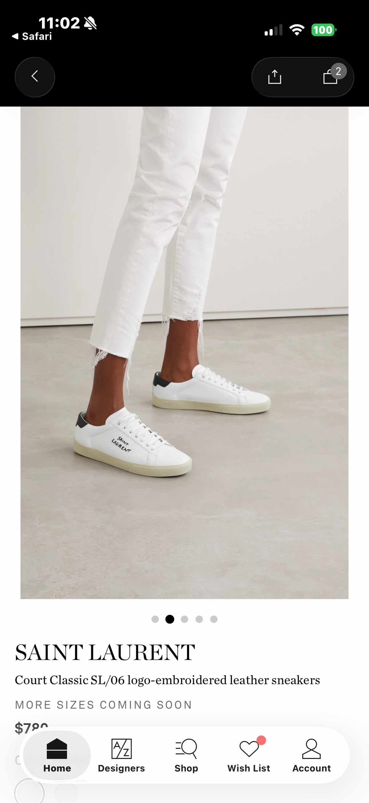 Saint Laurent Court Classic