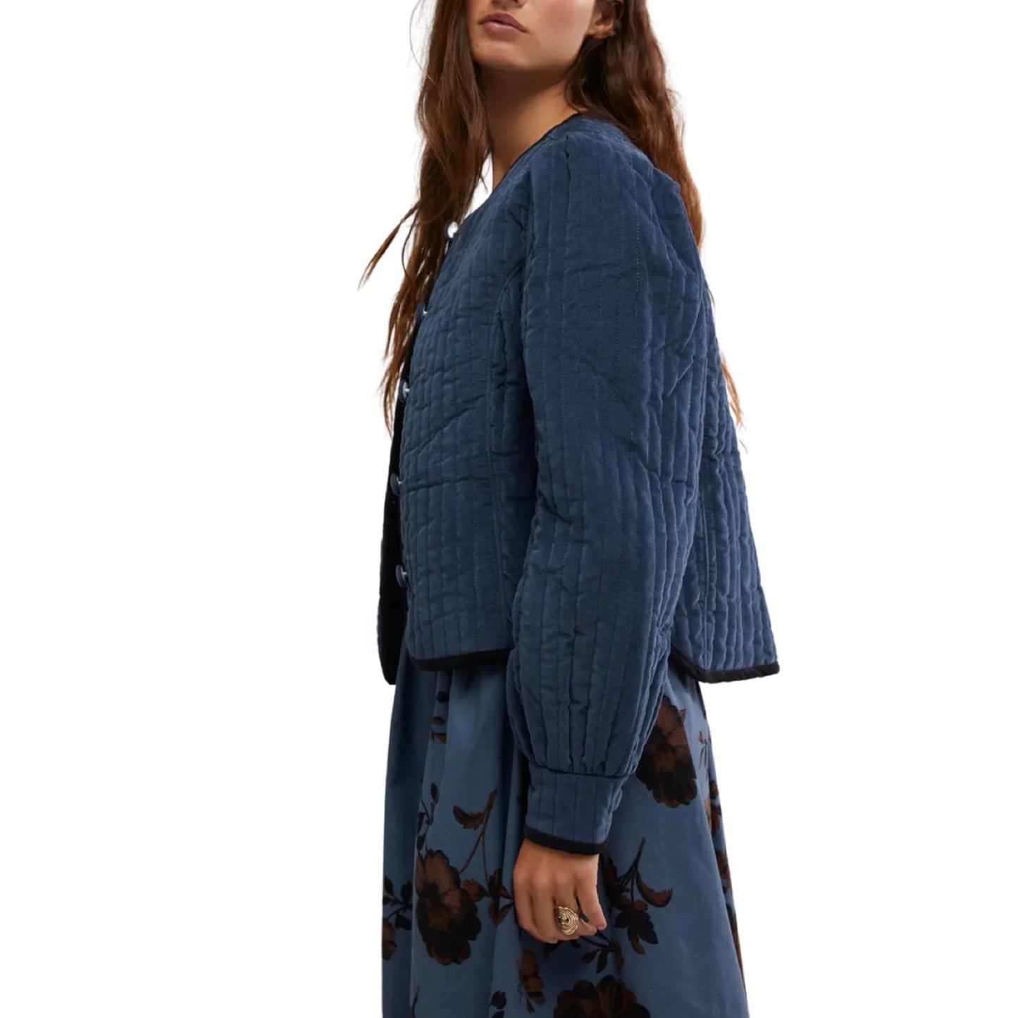 Free People Quilted Jacket