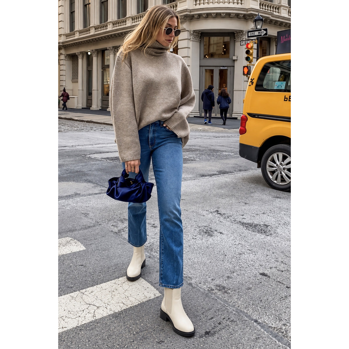 Aeyde Leather Chelsea Boots