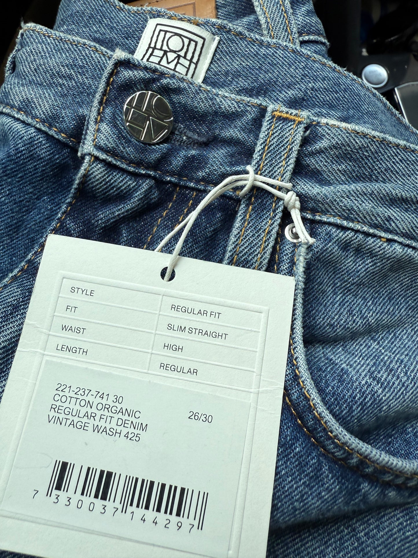 Toteme Classic Fit Jeans