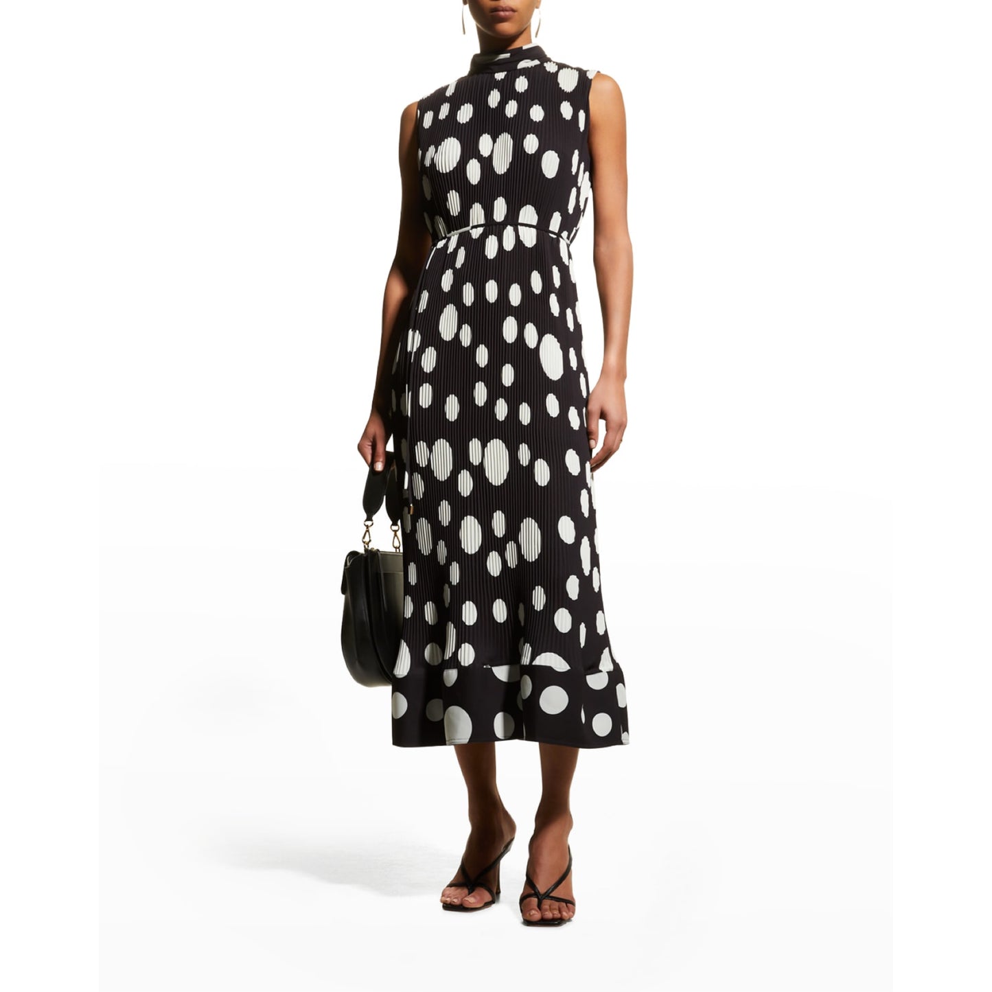 Milly Pleated Midi Dress
