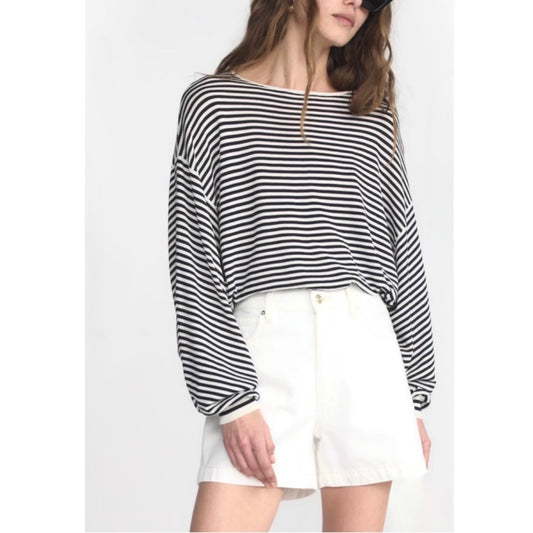 Frame Striped Sweater
