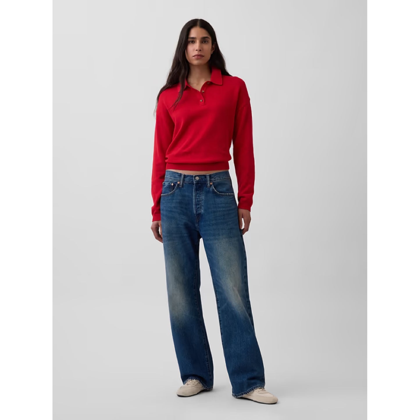 GAP Relaxed Polo Sweater