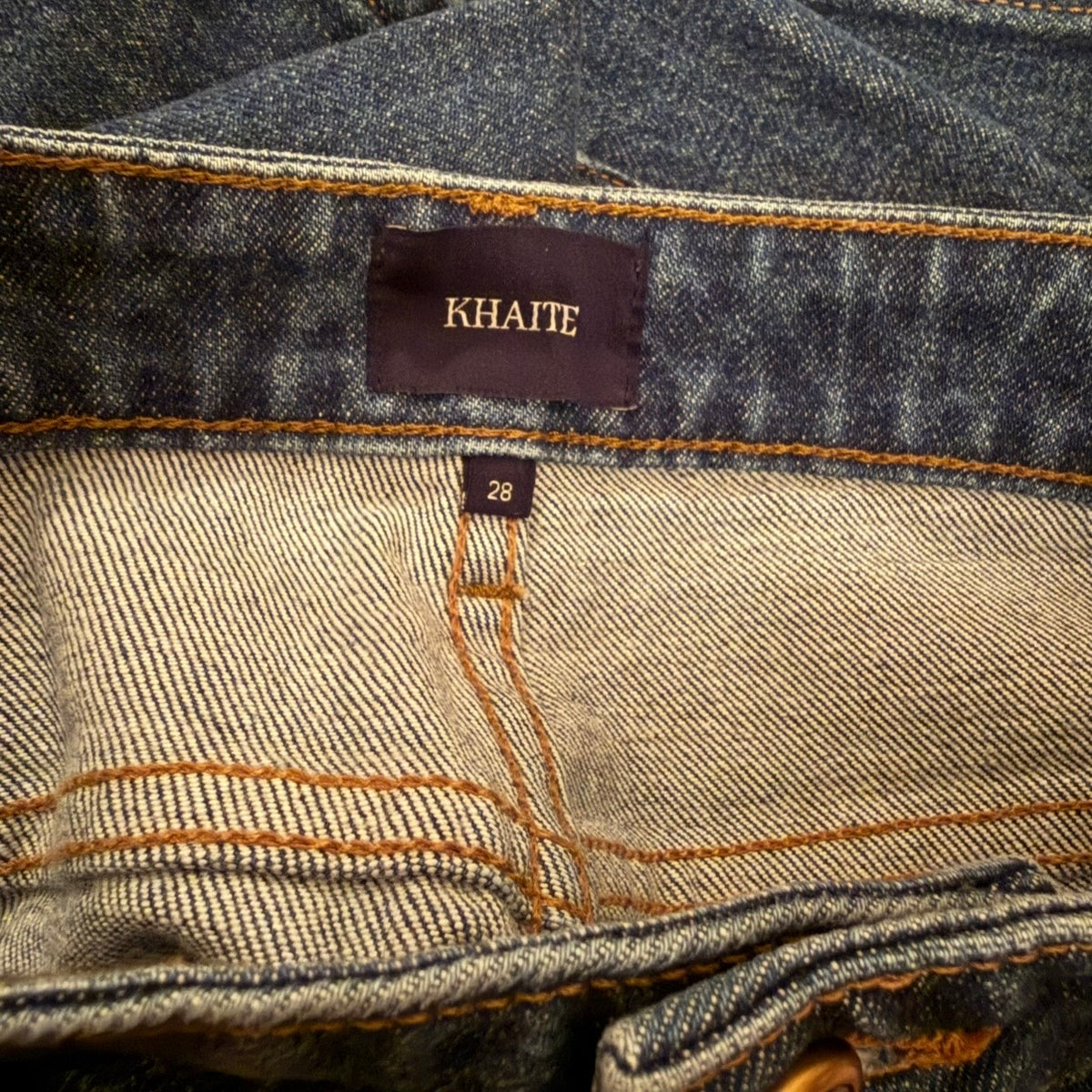 Khaite Straight Leg Jean