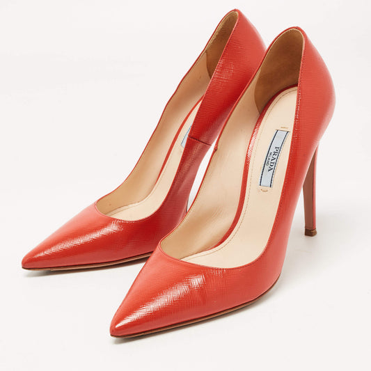 Prada Saffiano Vernice Pumps