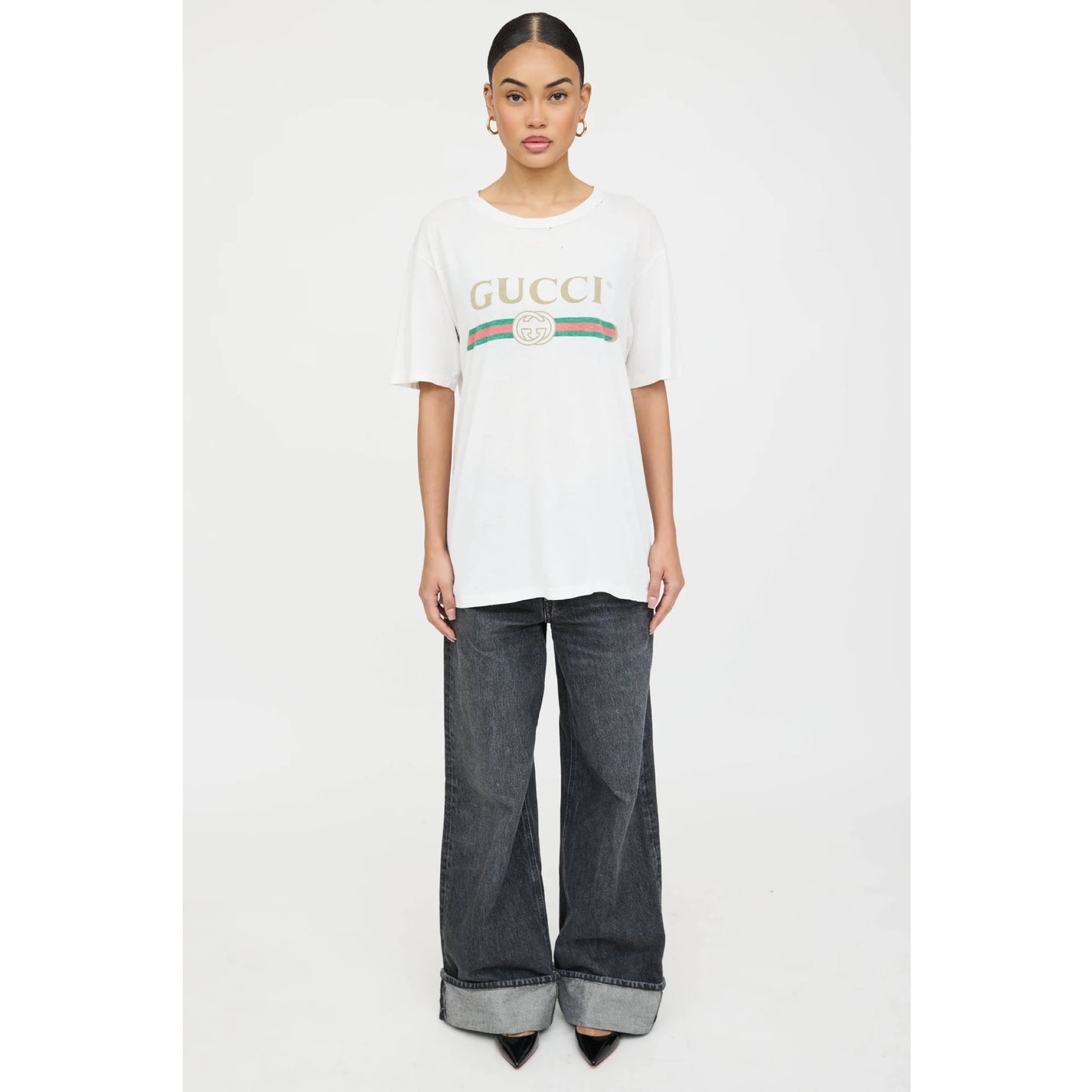 Gucci Distressed Oversized Tee