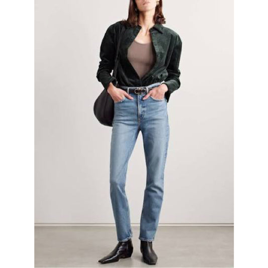 AGOLDE High Rise Stovepipe Jeans