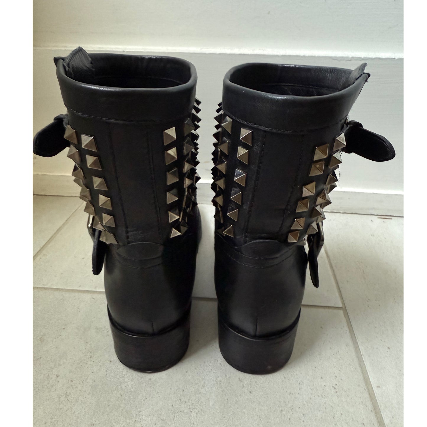 Valentino Rockstud Biker Boots