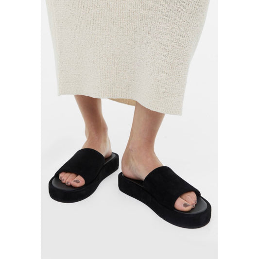 H&M Premium Suede Slides