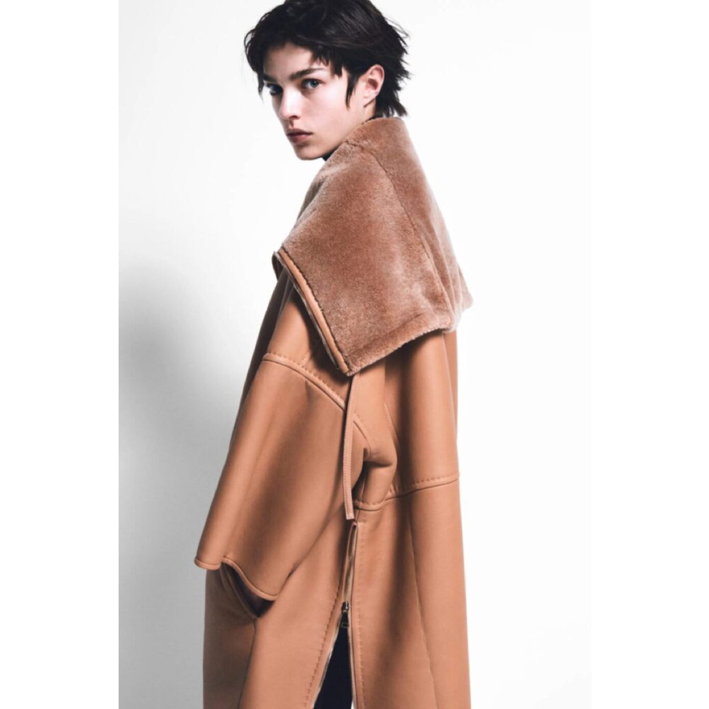 Max Mara Atelier Leather Coat