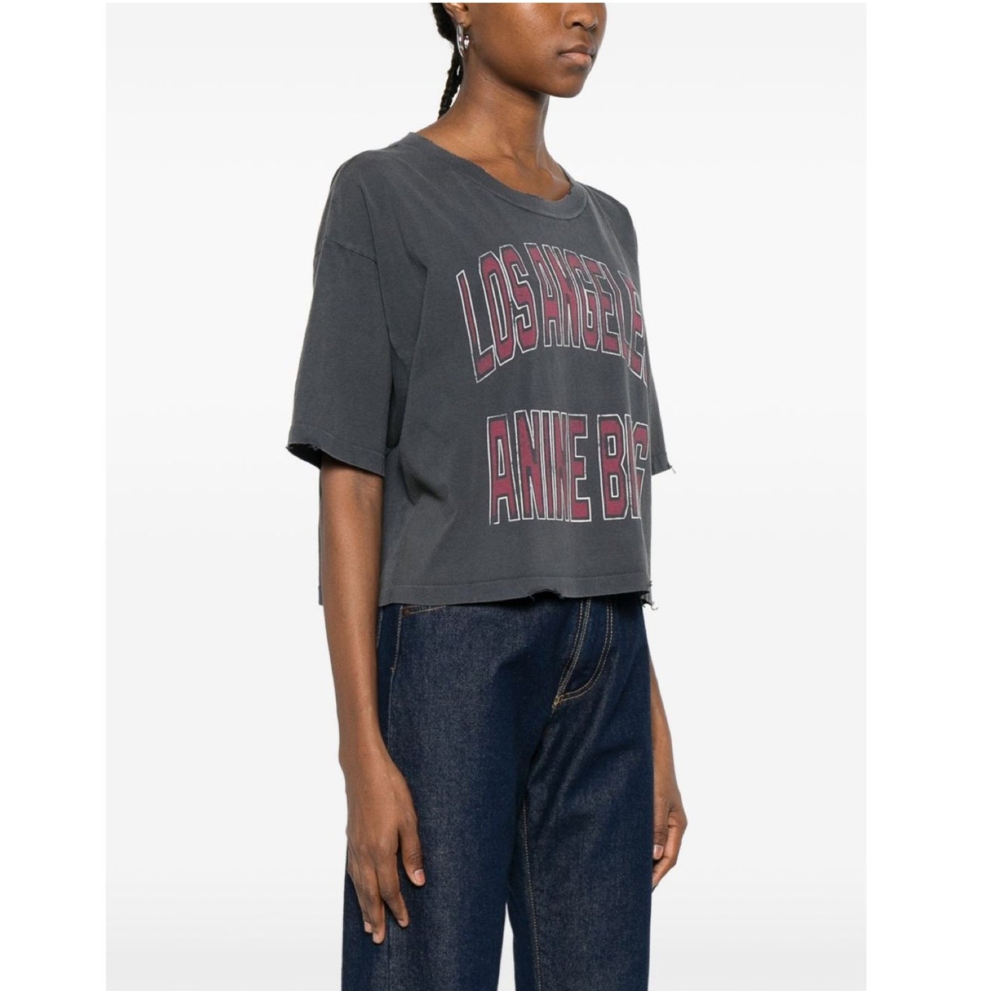 Anine Bing Cropped Tee