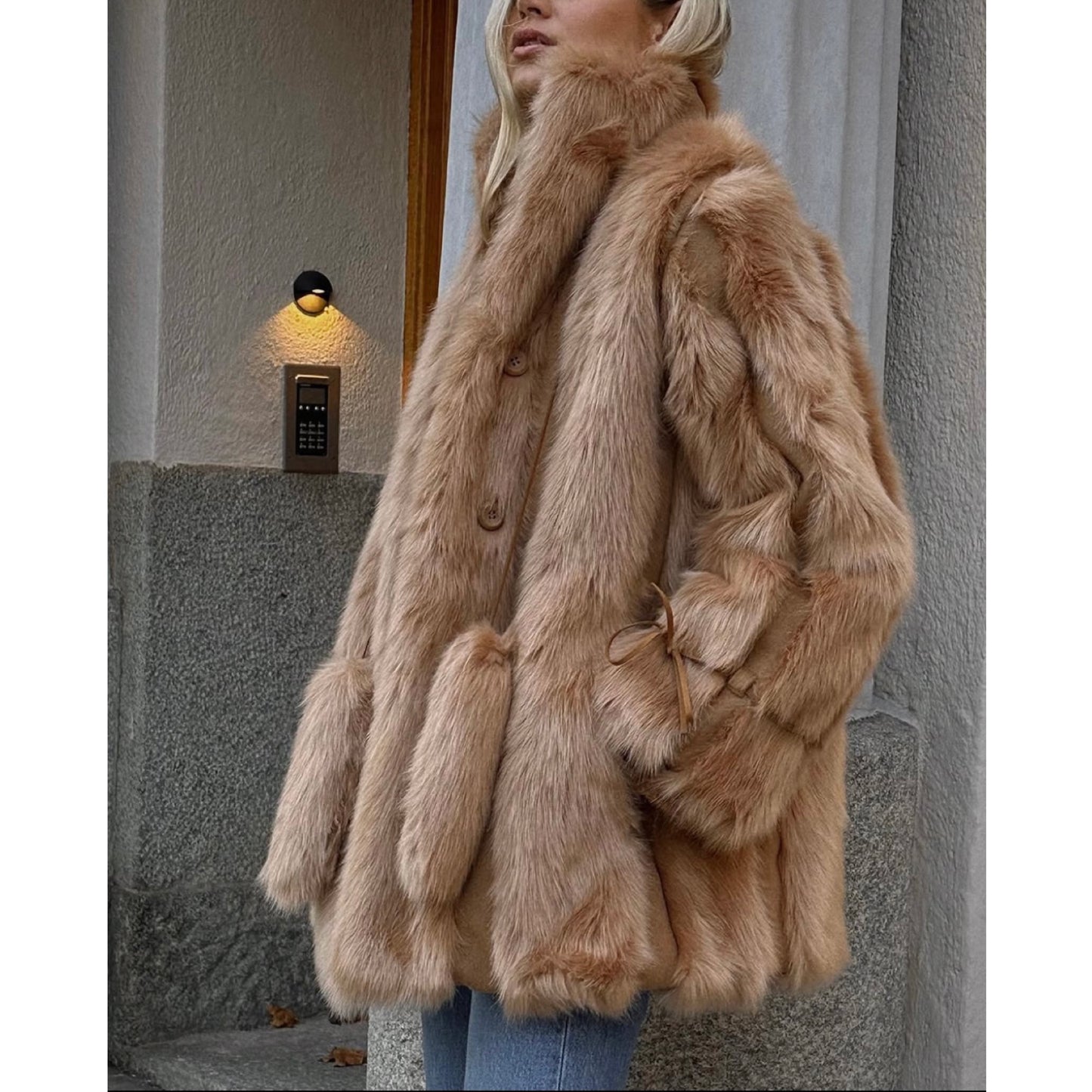 By Malene Birger Faux Fur Coat