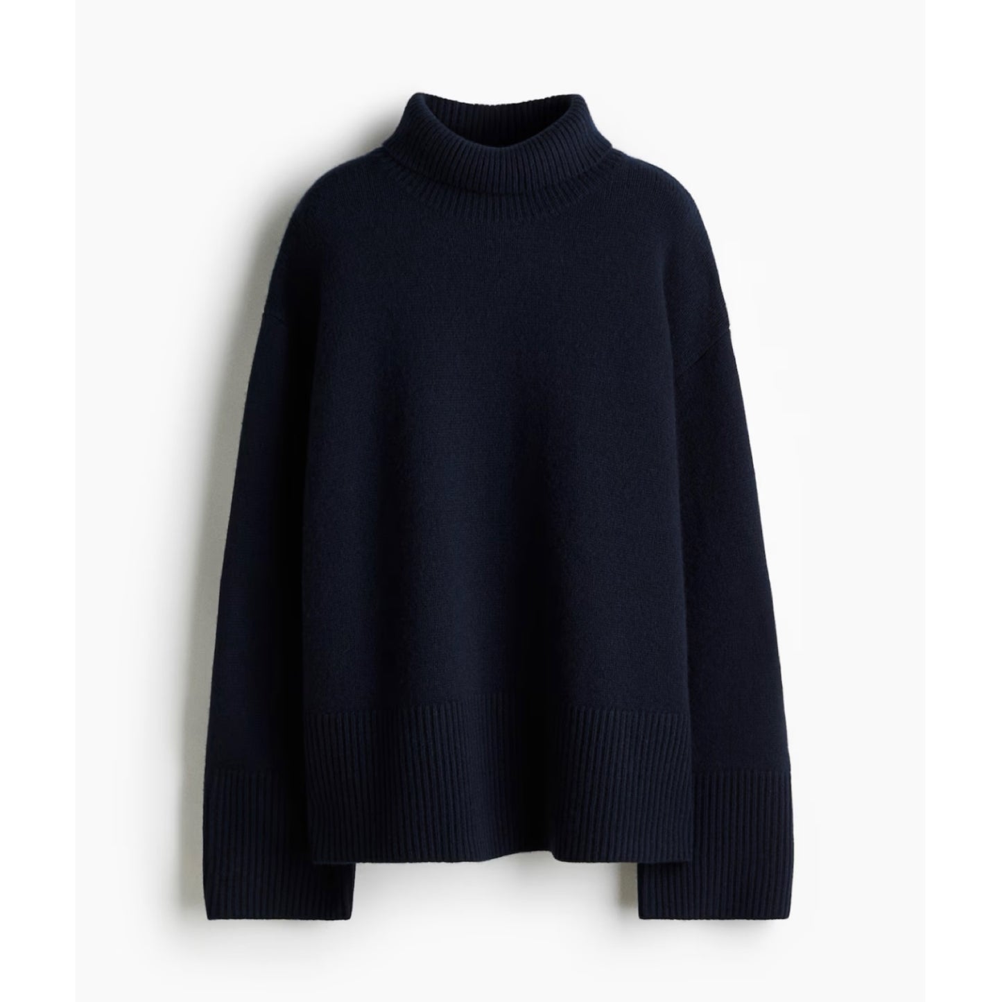 H&M Navy Cashmere Turtleneck