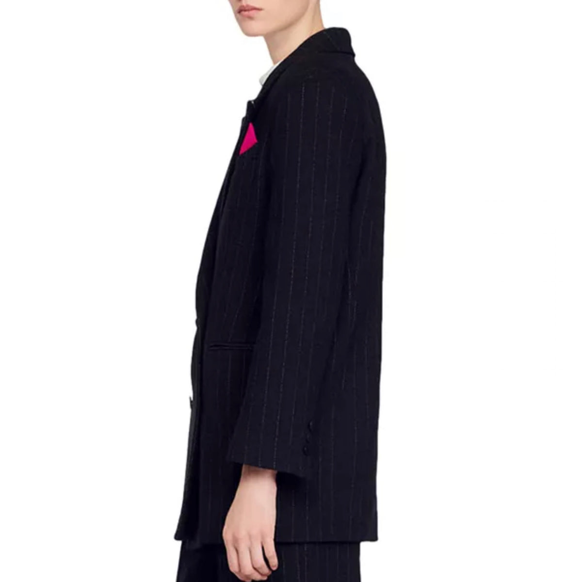 Sandro Pinstripe Blazer