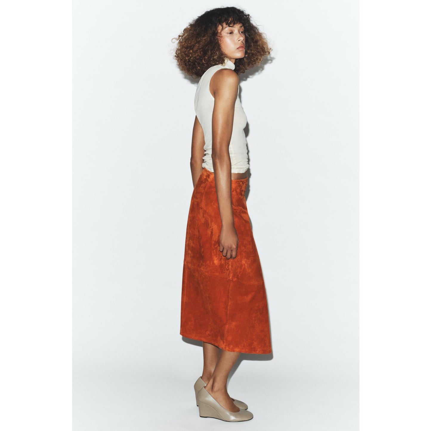 Zara Suede Skirt