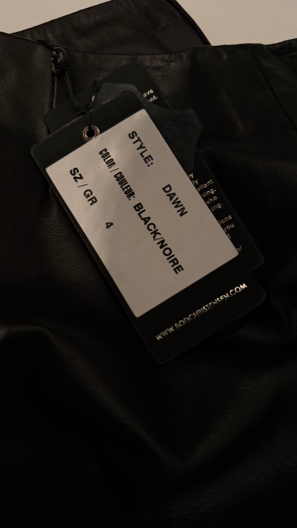 Bod & Christensen Leather Skirt