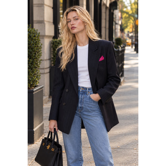 Sandro Pinstripe Blazer