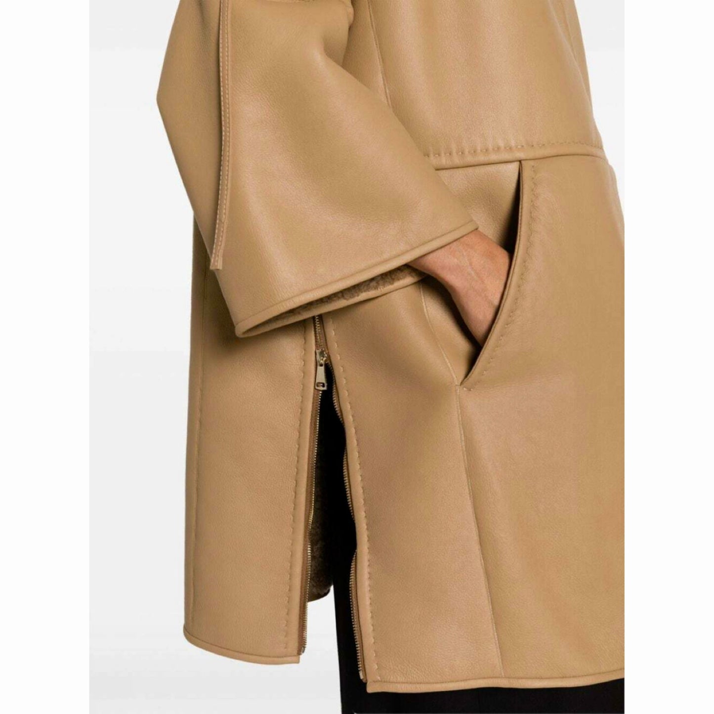 Max Mara Atelier Leather Coat