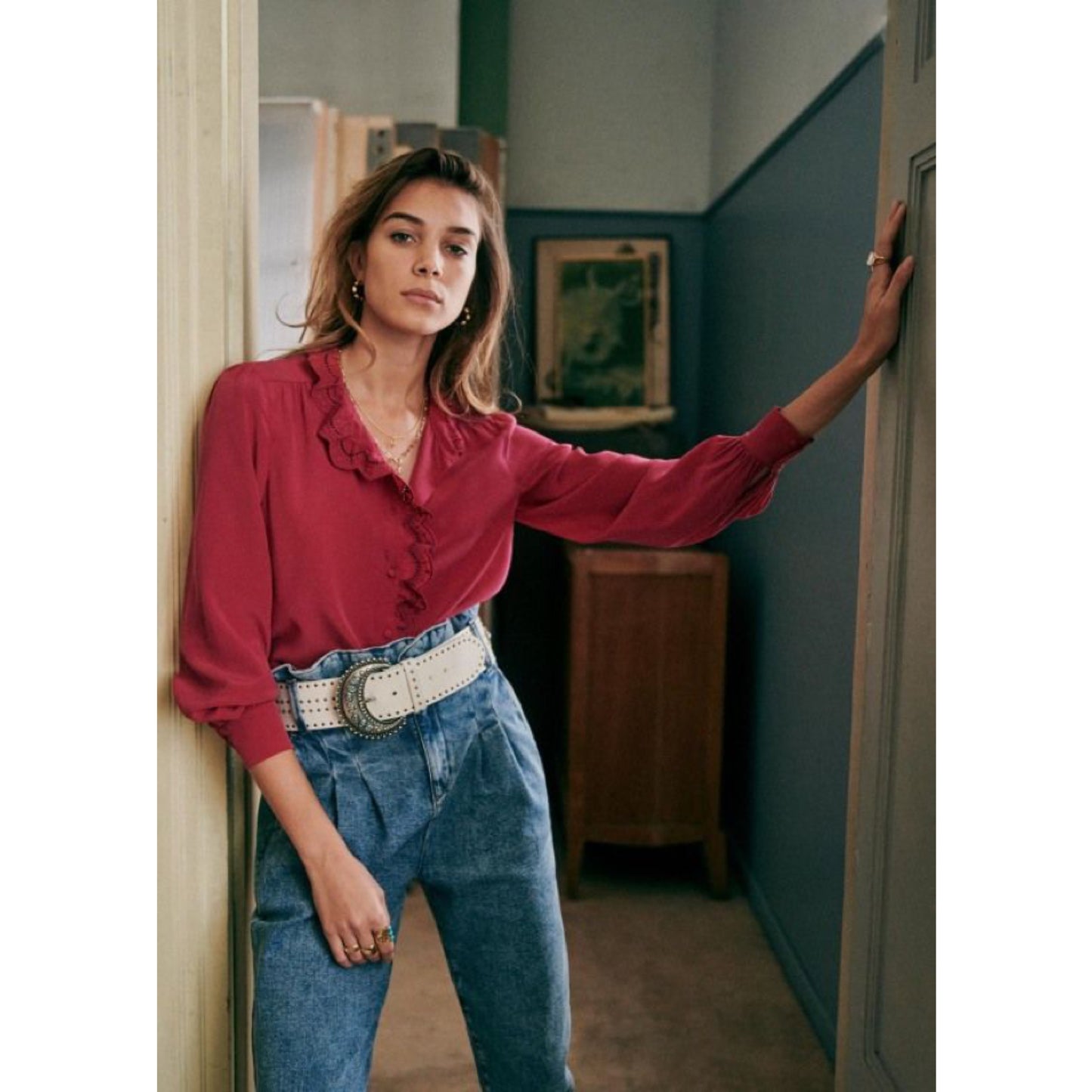 Sezane Silk Blouse